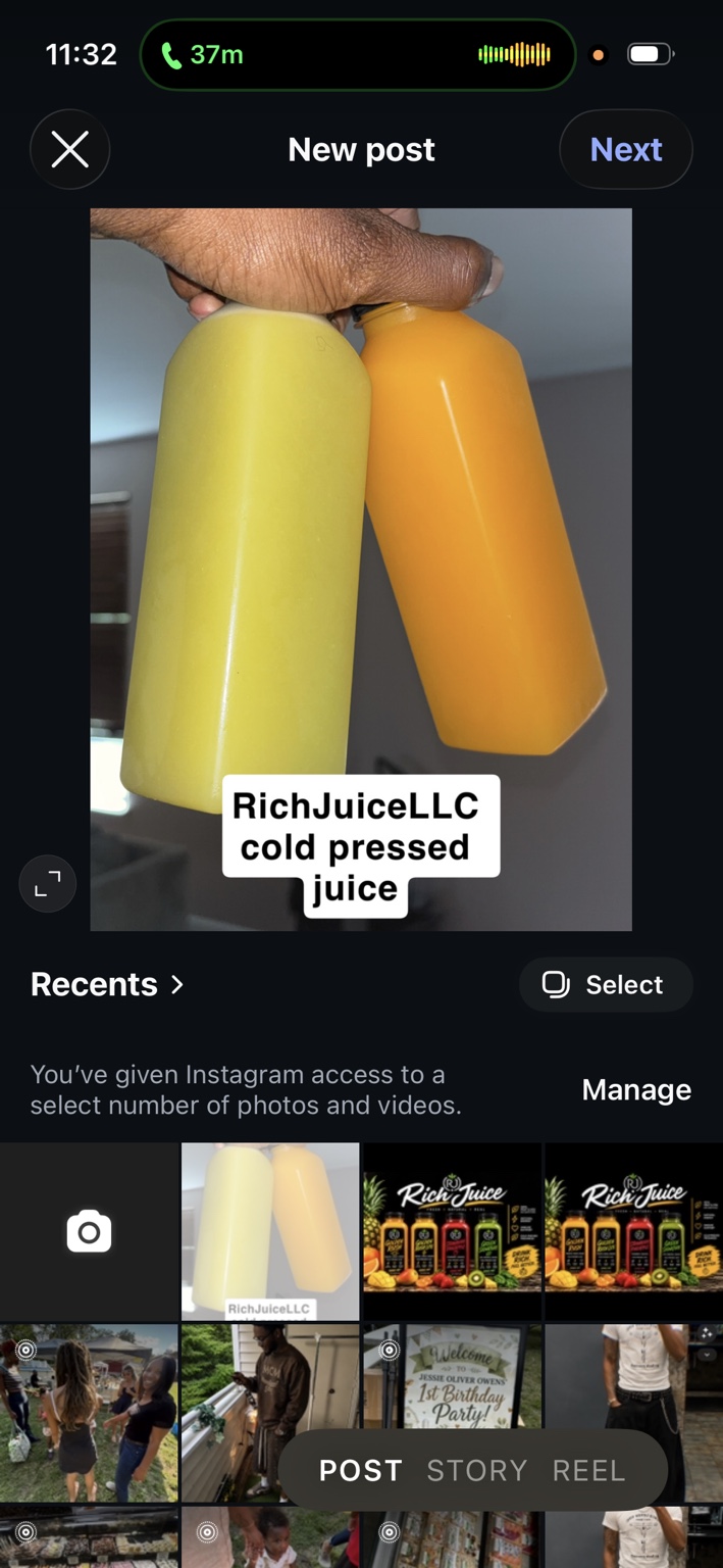 RichJuice Golden Rush Lite and Emerald Boost bottles